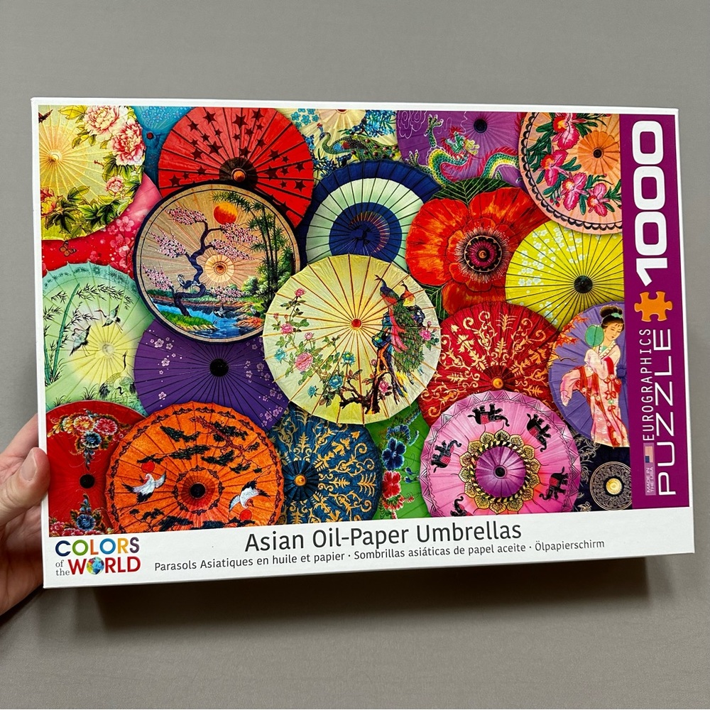 EUROGRAPHICS 1000pc Asian Paper Fan jigsaw puzzle